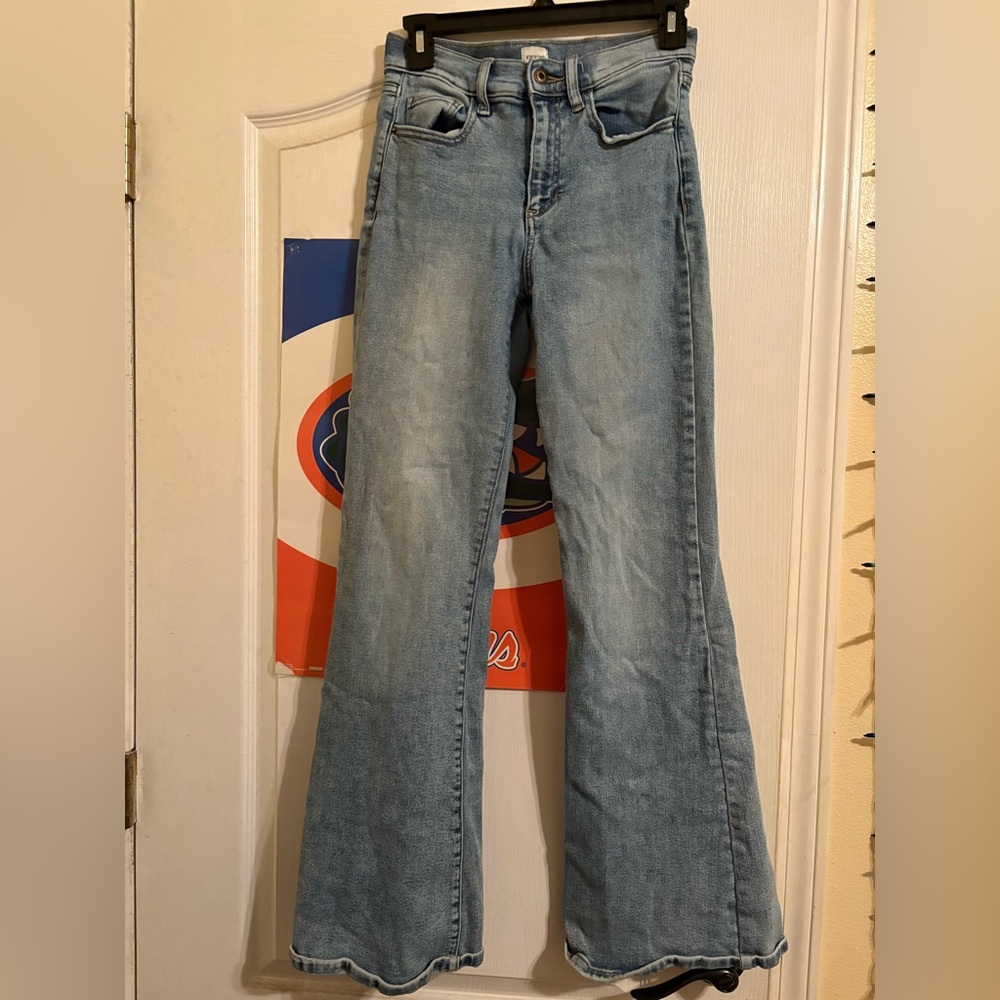Sneak Peek Light Blue Boot Cut Jeans